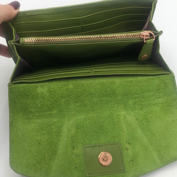 Ted Baker Wallet in Lime Green/Rose Gold - Picture 5 of 8